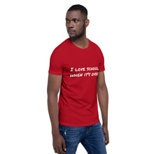 Load image into Gallery viewer, "I love school, when it's over!" Men's T-Shirt