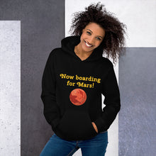 Load image into Gallery viewer, "Now boarding for Mars!" Women's Hoodie