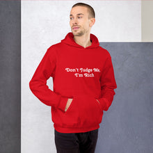Load image into Gallery viewer, "Don't Judge Me, I'm Rich" Men's Hoodie