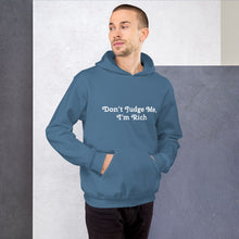 Load image into Gallery viewer, "Don't Judge Me, I'm Rich" Men's Hoodie